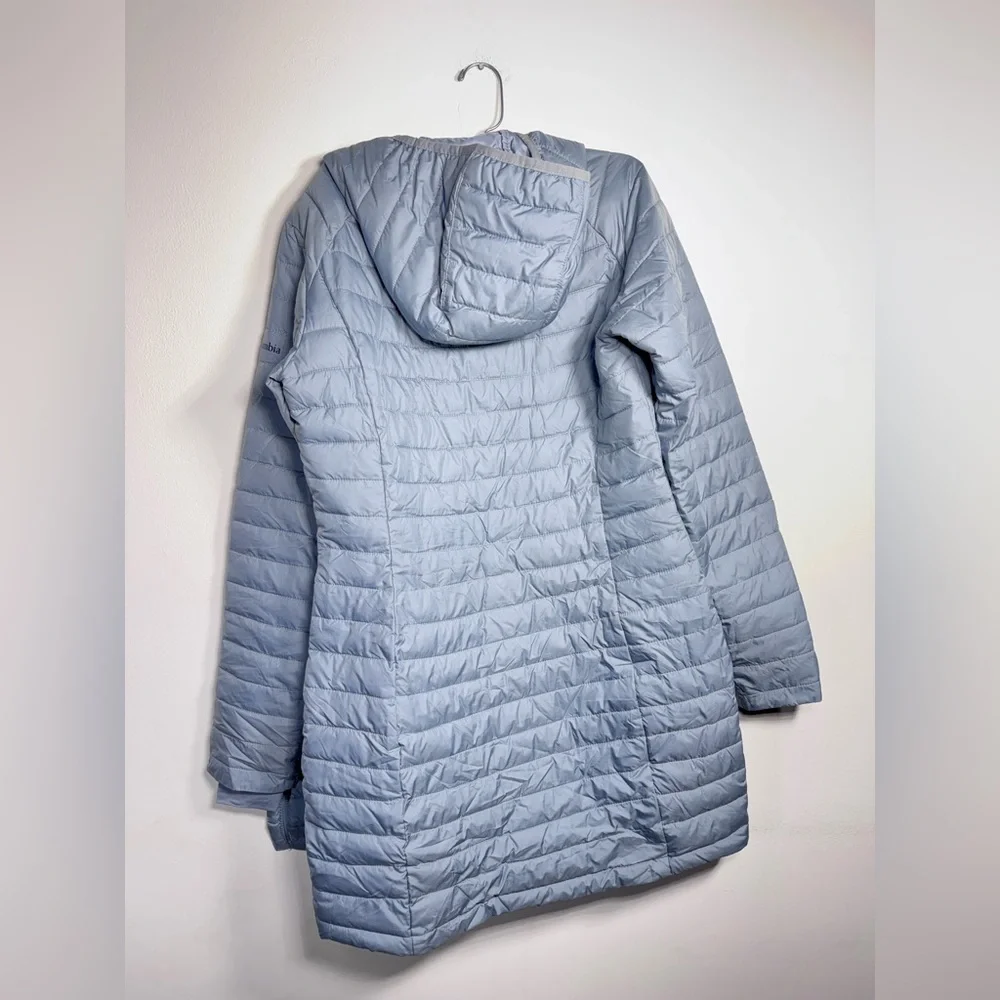 Columbia Women's Sky Blue Puffer Coat - Picture 7 of 7